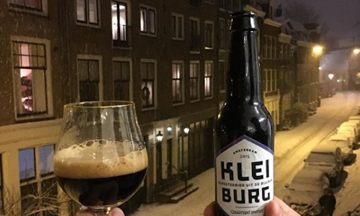 Brouwerij Kleiburg bier in de sneeuw Brouwerij Kleiburg bier in de sneeuw